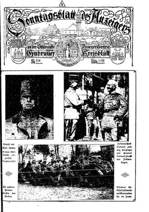 Guhrauer Anzeiger an der Schlesisch-Posener Grenze vom 10.06.1917