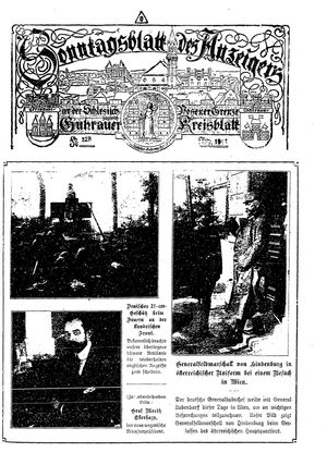 Guhrauer Anzeiger an der Schlesisch-Posener Grenze vom 12.08.1917