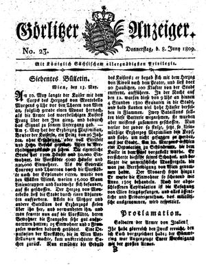 Görlitzer Anzeiger on Jun 8, 1809