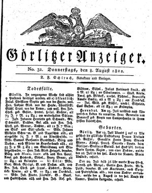 Görlitzer Anzeiger on Aug 8, 1822