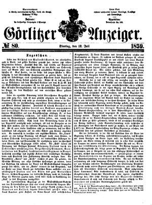 Görlitzer Anzeiger on Jul 12, 1859