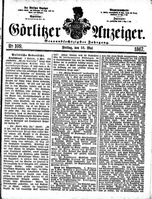 Görlitzer Anzeiger vom 10.05.1867