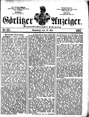 Görlitzer Anzeiger on May 18, 1867