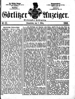 Görlitzer Anzeiger vom 07.03.1868