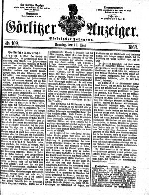 Görlitzer Anzeiger on May 10, 1868
