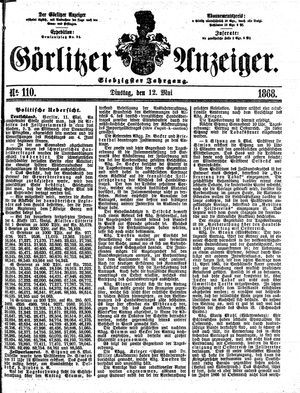 Görlitzer Anzeiger vom 12.05.1868