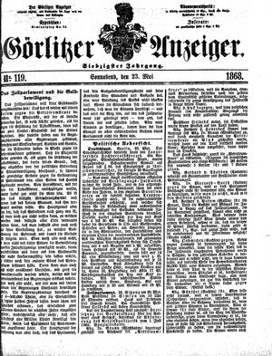 Görlitzer Anzeiger vom 23.05.1868