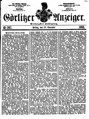 Görlitzer Anzeiger vom 13.11.1868