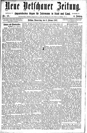Neue Vetschauer Zeitung vom 06.02.1902
