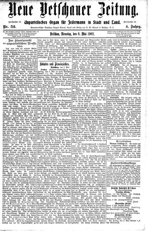 Neue Vetschauer Zeitung vom 06.05.1902