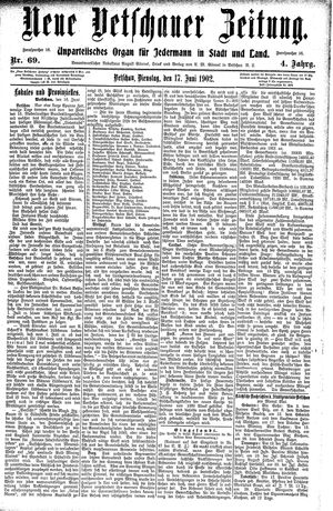 Neue Vetschauer Zeitung vom 17.06.1902