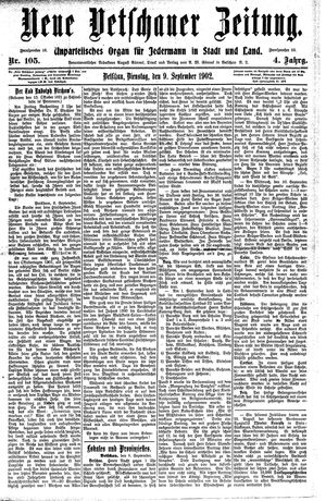 Neue Vetschauer Zeitung vom 09.09.1902