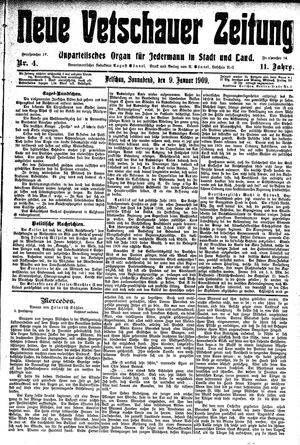 Neue Vetschauer Zeitung vom 09.01.1909