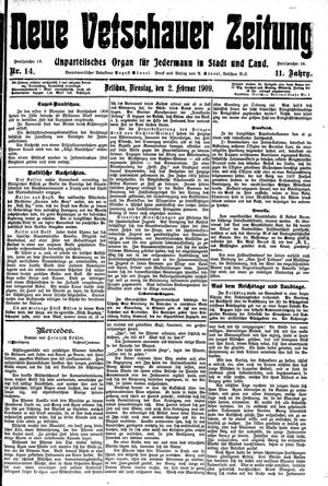 Neue Vetschauer Zeitung vom 02.02.1909