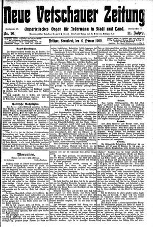 Neue Vetschauer Zeitung vom 06.02.1909