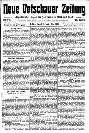 Neue Vetschauer Zeitung vom 06.03.1909