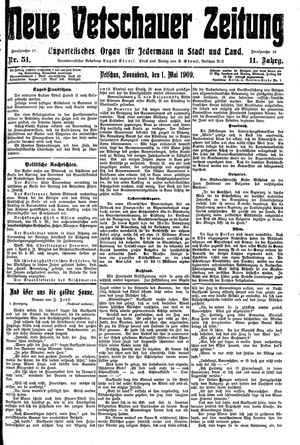 Neue Vetschauer Zeitung vom 01.05.1909