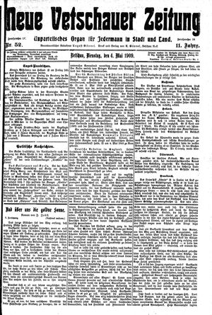 Neue Vetschauer Zeitung on May 4, 1909