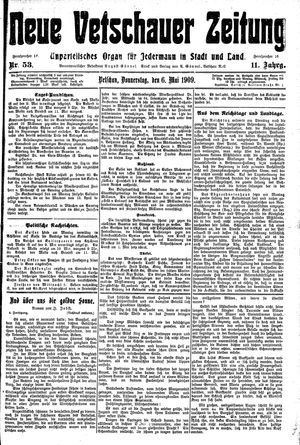 Neue Vetschauer Zeitung vom 06.05.1909