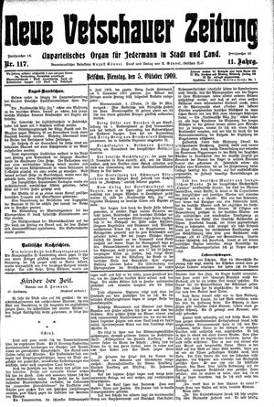 Neue Vetschauer Zeitung vom 05.10.1909