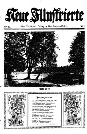Neue Vetschauer Zeitung vom 30.05.1925