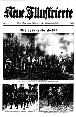 Neue Vetschauer Zeitung vom 15.08.1925
