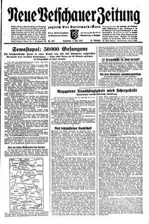 Neue Vetschauer Zeitung on Jul 4, 1942