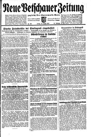 Neue Vetschauer Zeitung vom 28.08.1942