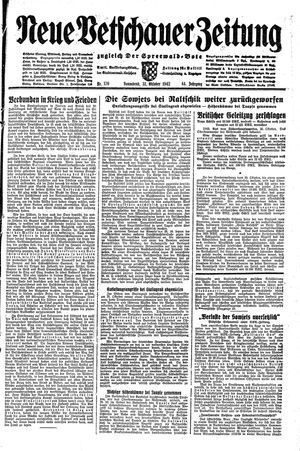 Neue Vetschauer Zeitung vom 31.10.1942