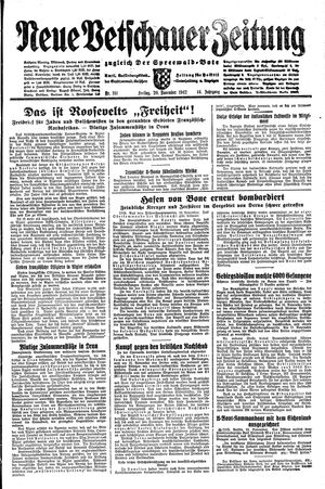 Neue Vetschauer Zeitung on Nov 20, 1942