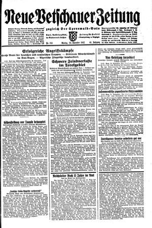 Neue Vetschauer Zeitung vom 23.11.1942