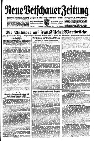 Neue Vetschauer Zeitung on Nov 28, 1942