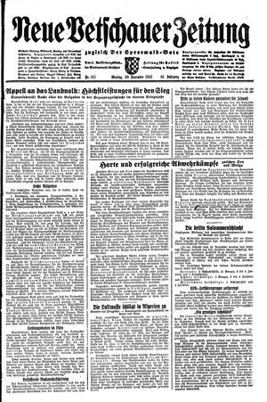 Neue Vetschauer Zeitung vom 30.11.1942