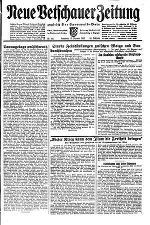 Neue Vetschauer Zeitung vom 19.12.1942