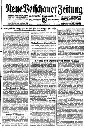 Neue Vetschauer Zeitung vom 15.02.1943