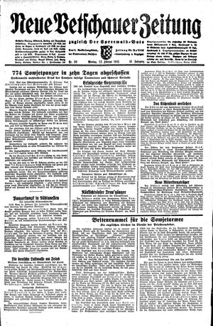 Neue Vetschauer Zeitung on Feb 22, 1943