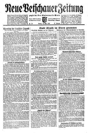 Neue Vetschauer Zeitung vom 29.03.1943