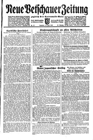Neue Vetschauer Zeitung vom 10.04.1943