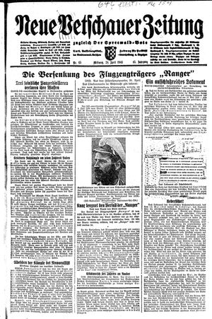 Neue Vetschauer Zeitung vom 28.04.1943