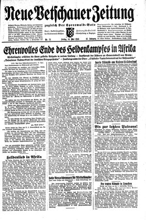 Neue Vetschauer Zeitung on May 14, 1943