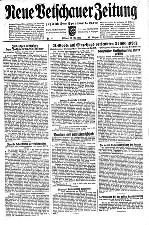 Neue Vetschauer Zeitung on May 19, 1943