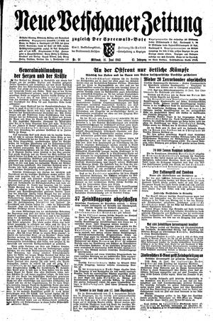 Neue Vetschauer Zeitung vom 16.06.1943