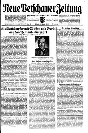 Neue Vetschauer Zeitung vom 18.08.1943