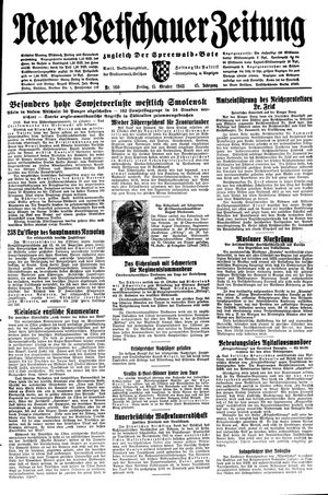 Neue Vetschauer Zeitung on Oct 15, 1943