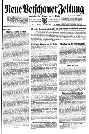 Neue Vetschauer Zeitung on Nov 8, 1943