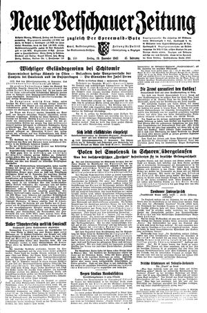 Neue Vetschauer Zeitung vom 19.11.1943