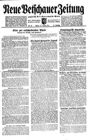 Neue Vetschauer Zeitung on Feb 28, 1944