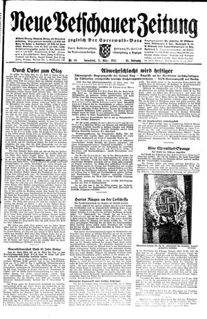 Neue Vetschauer Zeitung on Mar 11, 1944