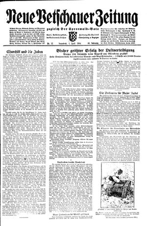 Neue Vetschauer Zeitung vom 01.04.1944