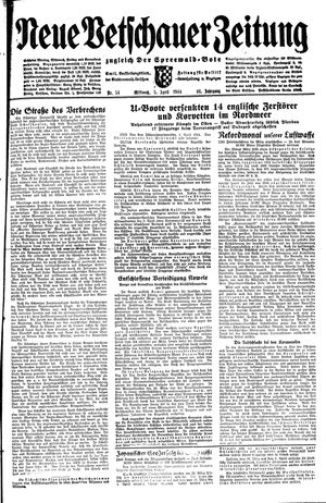 Neue Vetschauer Zeitung vom 05.04.1944